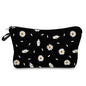 Deanfun Cosmetic Bag for Women, Durable Polyester Makeup Bag Organizer Travel Waterproof Roomy Accessories Daisy Purse Bag Gifts(52366) - color: 52366