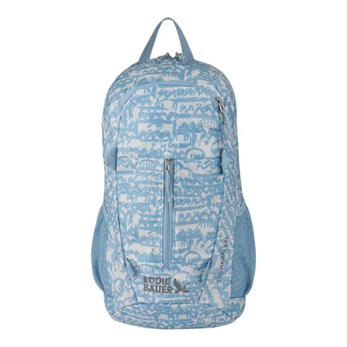 Eddie Bauer Stowaway Packable Backpack | Travel | Outdoor | Lightweight | Foldable | Durable | Ripstop Polyester | 20L - Blue Fog - color: Blue Fog, size: 20L