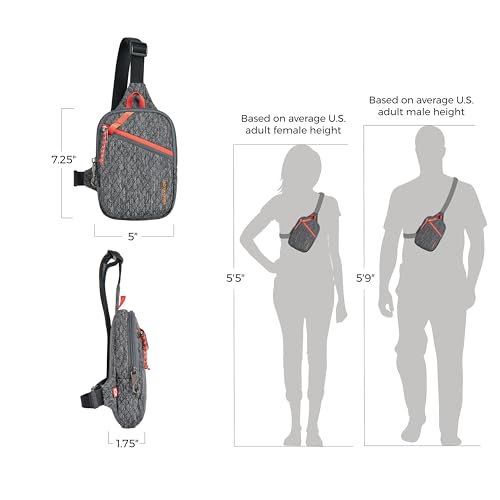 Travelon Anti-Theft Greenlander Compact Sling Bag - color: Diamond Ash
