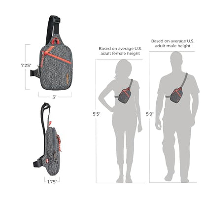 Travelon Anti-Theft Greenlander Compact Sling Bag - color: Diamond Ash