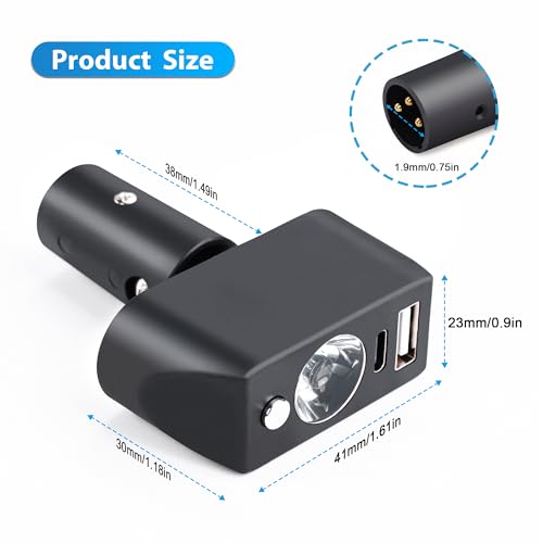 Electric Wheelchair Led Light Power Wheelchair Accessories,3 Pin XLR Head High Brightness Adjustable Angle, Night Lighting Controller for Most Models of Motorized Wheelchair