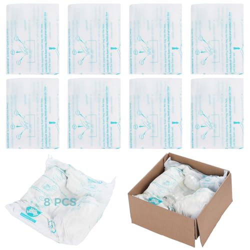 Foam Bags For Shipping 8 PCS 20×24 Inch, Handy Temperature-Activated Expanding Pouches, Instant Pack Quick Packaging - Protective Parcel Solution - color: 8 PCS, size: 24 × 20 inch