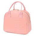 LOVELYWIND Lunch Bag for Women, Insulated Lunch Box, Reusable Water-Resistant Lunchbox Cooler with Front Pocket, Large Capacity Lunch Tote Bag for Work, Travel, Picnic - color: Pink