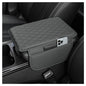 Stacool Upgraded Car Center Console Cover,Microfiber Leather Car Armrest Cover Cushion with 2 Storage Bags,Universal Car Armrest Storage Box (Gray) - color: Gray