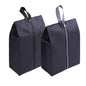 YAMIU Travel Shoe Bags Set of 2 Waterproof Nylon with Zipper for Men & Women (Black) - style: 2 Pack - Black