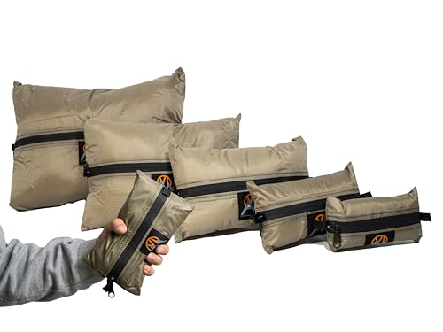 VIAM Outdoors G3 Glacier Gear Grab Tool Bag Zipper Pouch, Premium Utility Multipurpose Storage Organizer Tool Pouches for Hunting, Camping, Backpacking, Travel - 5pc Tan - color: Tan G3