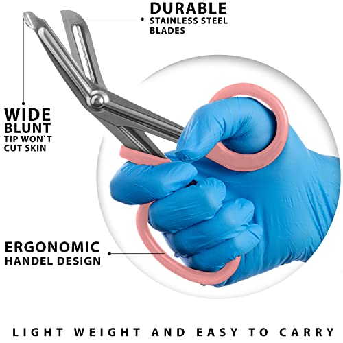 ASA TECHMED Nurse Utility Belt – Complete Medical Belt Utility Kit, Pro Pack Pocket Organizer Pouch Hip Bag for EMT, CNA, NP, PA, Student, Pink - color: Pink