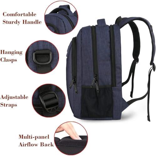 MATEIN Laptop Backpack, Slim Travel Backpack with Laptop Compartment for Men Women, College Student Daypack Teenager Gift Computer Bag Daily Bagpack fits 15.6 Inch Notebook, Blue - color: Blue, size: 15.6 Inch