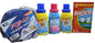 Dorm Room loundry kit, 12 Loads of Laundry Detergent, Fabric Softener, Dryer Sheets & Bonus Hamper