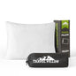Small Shredded Memory Foam Pillow, Camping Pillow Travel Pillow - Compressible Medium Firm, Breathable Cover, Ideal Backpacking Hiking, Airplane and Car (Off-White, S) - color: Off-white, size: S-16 X 12 Inch