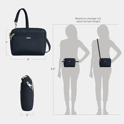 Travelon Anti-Theft Classic Convertible Crossbody & Waist Pack - color: Midnight