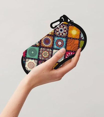 Sunglasses Case Soft Glasses Cases for Women Pouch Eyeglass Bag Eye Glass Kids Girls Sun Glasses Cute Kawaii - color: Color