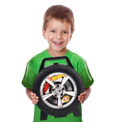 Hot Wheels 30-Car Storage Case – Organizer with Handle for 1:64 Die-Cast Cars, Portable Travel Carrying Case for Kids, Boys, and Collectors – Durable Toy Vehicle Holder - style: Storage 30 car case