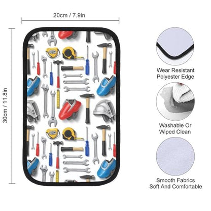 Four Seasons Universal Armrest Box Mat Occupation Tool Art, Waterproof Cover Center Console Mat for Car, SUVs, Truck - color: Picture (75)