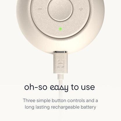 Hatch Go | Portable Sound Machine for Babies and Kids | Sleep Soother | 10 Soothing Sounds | White Noise | Shush | Travel | Registry Gift | Baby Shower | Clips on Stroller | Putty - color: Putty