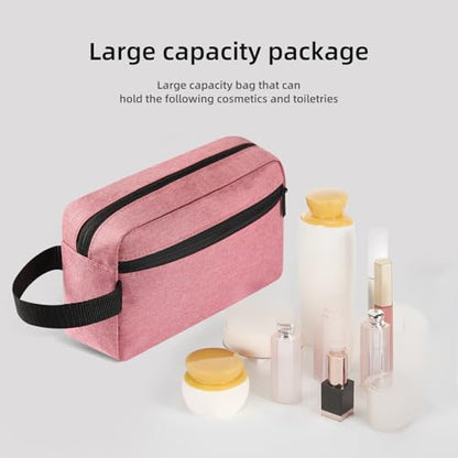 Icramsy Travel Toiletry bag Toiletry bag for women men Hanging Cosmetic bag Travel accessories for Women Men (Dusky pink) - color: Dusky pink