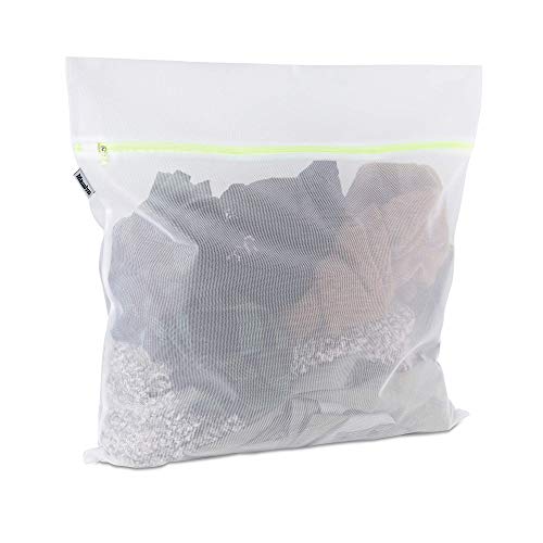 Mamlyn Mesh Laundry Bag for Delicates, Wash Bag for Underwear and Lingerie, Makeup Organizer Bag (1 Large) - size: 1 Large
