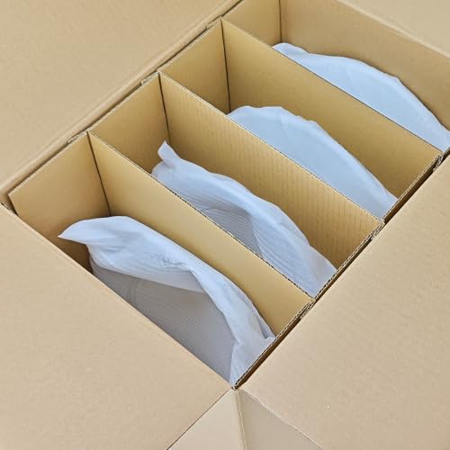 2 Sets Moving Boxes Dish Packing Boxes Divider Kits,16 x 12 x 13 Inch Dish Packing Box Kitchen Moving Box Corrugate Dividers with 20 Pcs Foam Pouches,1 Pcs Tape Rolls with Dispenser - style: 2 Sets-dish packing-16x12x13in