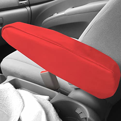 FH Group Premium Faux Leather Armrest Cover Semi-Universal Fit, One Pair, Set of 2 Red - color: Red, style: Armrest Cover
