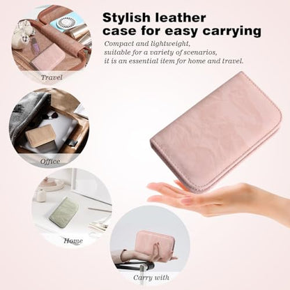 Manicure Pedicure Set, Nail Clipper Set 10-Piece Set Professional Manicure Kit Nail Kit with Portable Pink Travel Case Gift for Men Boyfriend Parent - color: Pink