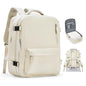 VGCUB Lightweight Travel Backpack for Women Men,Carry on Backpack Flight Approved Luggage,Water Resistant Laptop College Work Backpack Personal Item Daypack Bookbag Mochila de Viaje,Beige - color: Beige, style: X-large