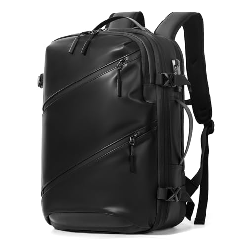 Vacuum laptop bag Compression Backpack Expandable, TSA-Approved Carry-On Water-Resistant Design for Travel with air pump (Pump included, Large) - color: Pump included