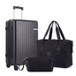 Hoteel Luggage Sets 3 Piece, 4-Yr Warranty, PC+ABS Suitcases with Wheels and Side Hook, Hardshell 20 inch Luggage with Duffel Bag Travel Bag, Black(20/DB/TB) - color: Black, size: 3 Piece Set (20/DB/TB)