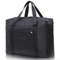 Travel Duffel Bag Lightweight Foldable Travel Bag for Women and Men Waterproof Tote Carry On Luggage Bag Weekender Overnight Bag (Black) - color: Black