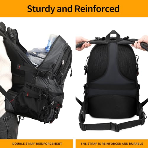 Nerlion 40L Hiking Backpack Travel Backpack for Men Women Camping Waterproof Outdoor Hiking Daypack Lightweight Backpack (Dark Gray) - color: A7- Dark Gray