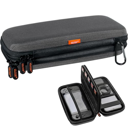 Double-Layer Electronics Organizer Travel Case - Hard Carrying Case with Multiple Pocket - Portable Zipper Cord Tech Pouch Bag for Charger, Phone, Power Bank, Cable, USB Flash Drive, SD Card, Adapter - color: Silver-Gray
