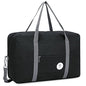 For Spirit Airlines Personal Item Bag Foldable Travel Duffel Bag Tote Carry on Luggage Duffle Overnight for Women and Men - color: 3112-Black
