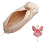 Ballet Dance Shoe Makeup Bag For Little Girls, Ballerina Slipper Makeup Pouch Bag, Ballet Pointe Shoes Gifts (Pink-B1) - color: Pink-B1
