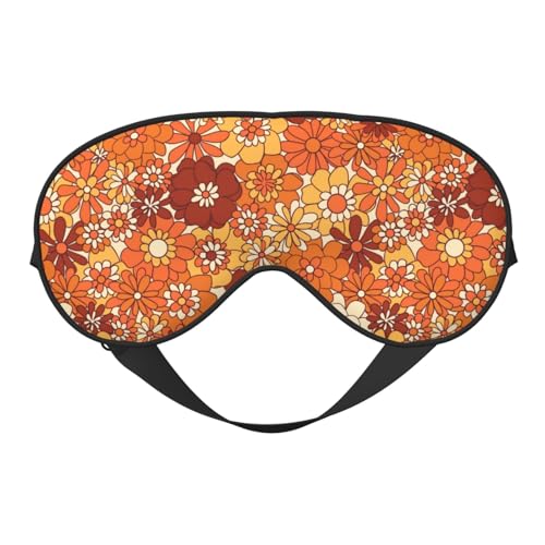 Sleep Eye Mask Vintage Boho Floral Hippie Flower Sleep Mask for Women Men Comfortable Eye Mask with Adjustable Strap Soft Eye Cover Blindfold for Travel Yoga Nap Shift Work - color: Vintage Boho Floral