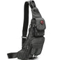 NICGID Sling Bag Chest Shoulder Backpack Crossbody Bags Casual Daypack for Men Women - color: Black-2