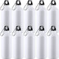 CHENGU Aluminum Water Bottle 20 oz Reusable Bottles Lightweight Leak Proof Aluminum Sports Travel Bottles with Twist Cap Buckle for Gym, Hiking, Cycling, Camping, Fishing - color: White