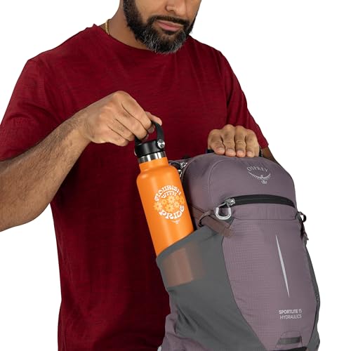 Osprey Sportlite Lightweight Hiking Backpack with Hydraulics Reservoir for Men & Women - Everyday Hydration Travel Bag - color: Graphite Purple, style: 15l