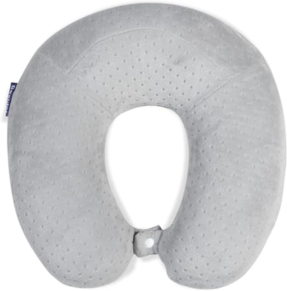 Travel Pillow Neck Pillows for Sleeping Travel Grey Memory Foam U Shape Airplane Pillow for Head and Neck Support Portable Travel Pillow for Traveling Car Home Office