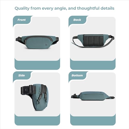 Travelon Anti-Theft The Voyages Waist Pack - color: Slate Blue