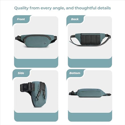 Travelon Anti-Theft The Voyages Waist Pack - color: Slate Blue