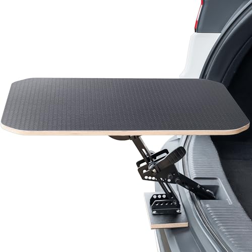 Generic Car Tail Table Portable Tailgate Camping Table for Cars, Vans & SUVs | Folding Outdoor Vehicle Table for Camping, Road Trips, Tailgating, and On-The-Go Workspaces