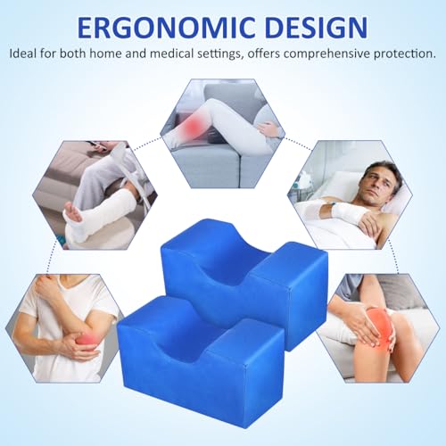 Foot Elevator Pillow for Hand and Foot Protection Ankle Cushion and Heel Support Pad Pressure Relief Leg Rest for Elderly Bedridden Patients Washable and Detachable 7.87X3.94X0.1 Inches