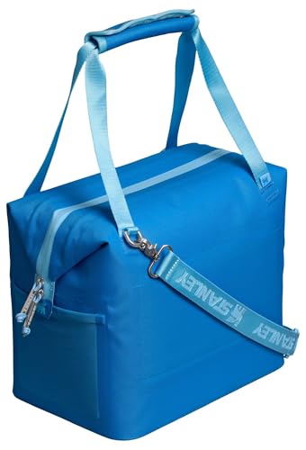 Stanley All Day Julienne Soft Cooler Bag and Lunch Box | Insulated Travel Bag with Zipper | BPA-Free - color: Azure, style: Midi