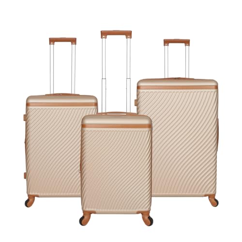 Bioworld Viggio 8-Piece Packing Cube Brown Luggage Set - style: Viggio 8-pc Brown