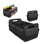 Sun Walker Car Trunk Organizer, Collapsible Auto Storage Box Cargo Organizer with Reinforced Handle, Multi-Pocket Waterproof Oxford Container for Sedan Truck SUV, Car Accessories