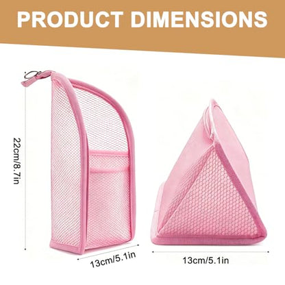Standing Toiletry Bag, Portable Lightweight Travel Toiletry Bag (White) - color: White