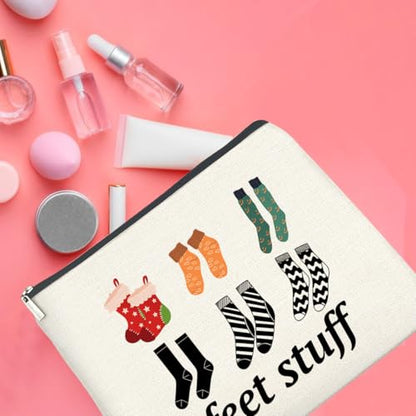 Travel Socks Organizer Bag Feet Stuff Storage Pack Zipper Pouch for Travel Suitcase Luggage