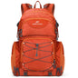 Maelstrom Hiking Backpack, 40L Waterproof Camping Daypack for Men and Women, Lightweight Travel Pack with Rain Cover (Orange) - color: Orange