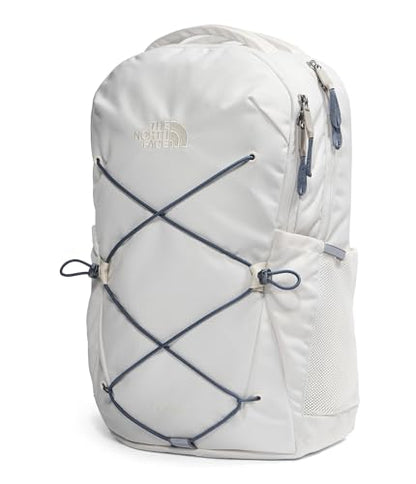 The North Face Women's Jester Everyday Laptop Backpack - Commuter Travel Bag, Laptop Sleeve, Water-Repellent, White Dune/Granite Grey, One Size - color: White Dune/Granite Grey