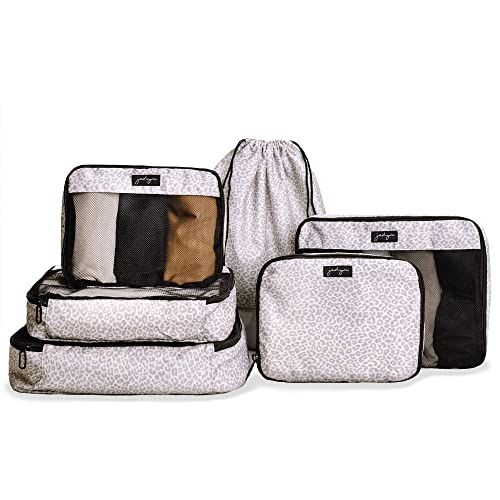 Jadyn Packing Cubes for Travel, 6-Piece Large Packing Cube Organizer Set for Suitcase, Duffel Bag, Luggage, Multiple Sizes Travel Essentials (Desert Leopard) - color: Desert Leopard