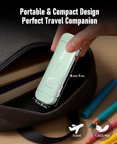 HIONXMGA Book Reading Light,Silent Touch Books Lamp for Reading in Bed,Rechargeable Clip on Booklight with 3 Amber Colors & 7 LEDs Precise Dimming for Eye Caring Night Reading,Book Lovers,Kids,Mint - color: Mint